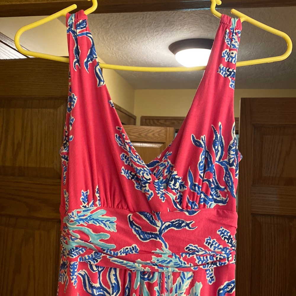 Lilly Pulitzer maxi dress.